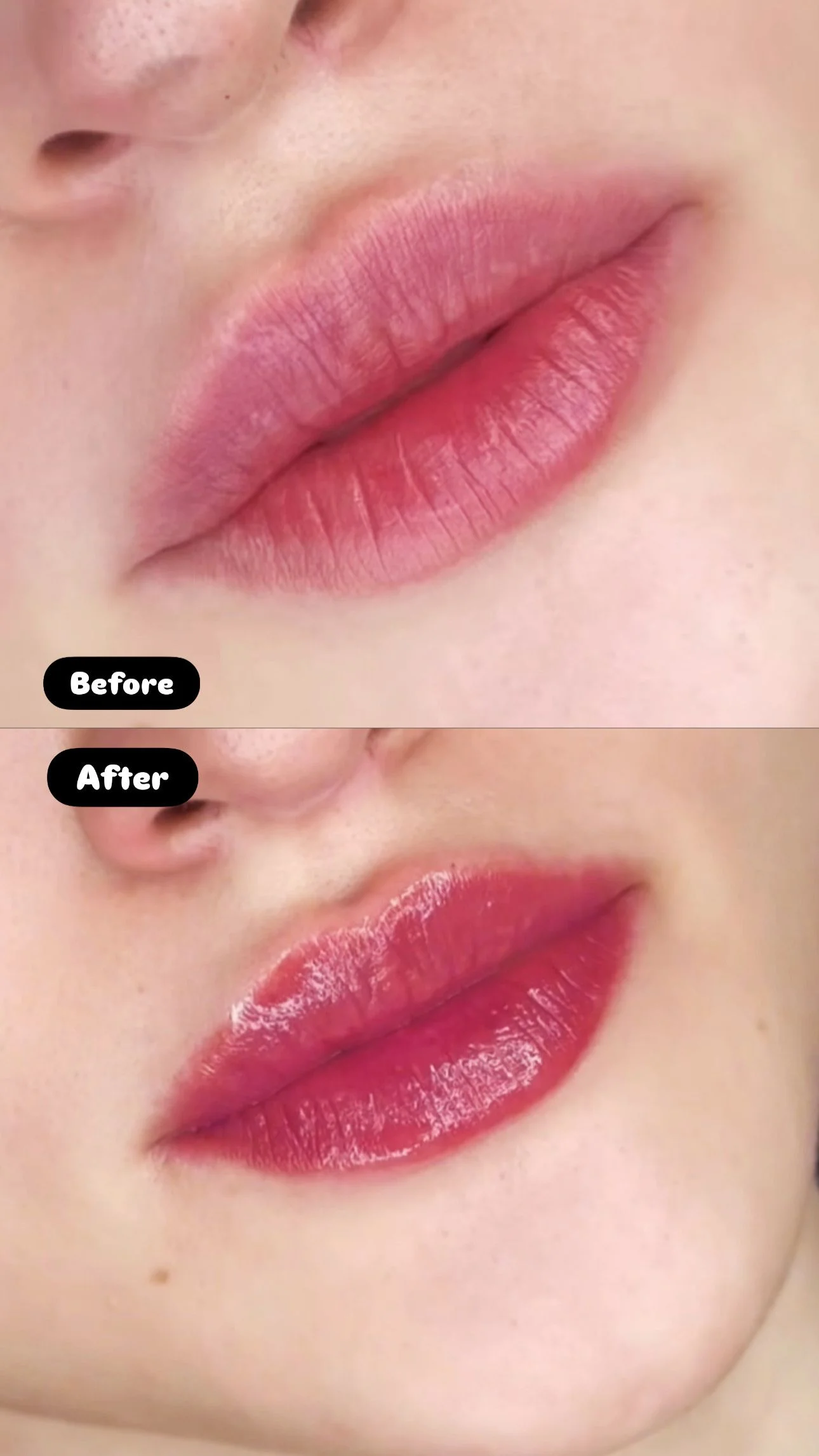 Ombre Lips Tattoo en Piercing Den Haag